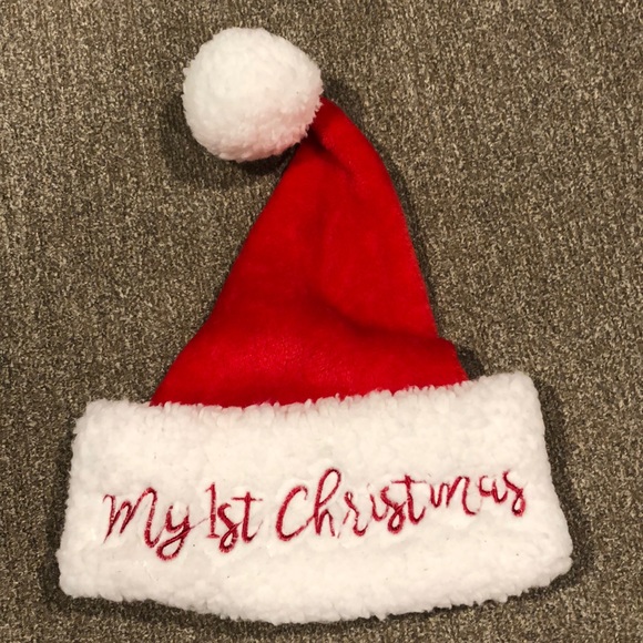 baby's first christmas hat